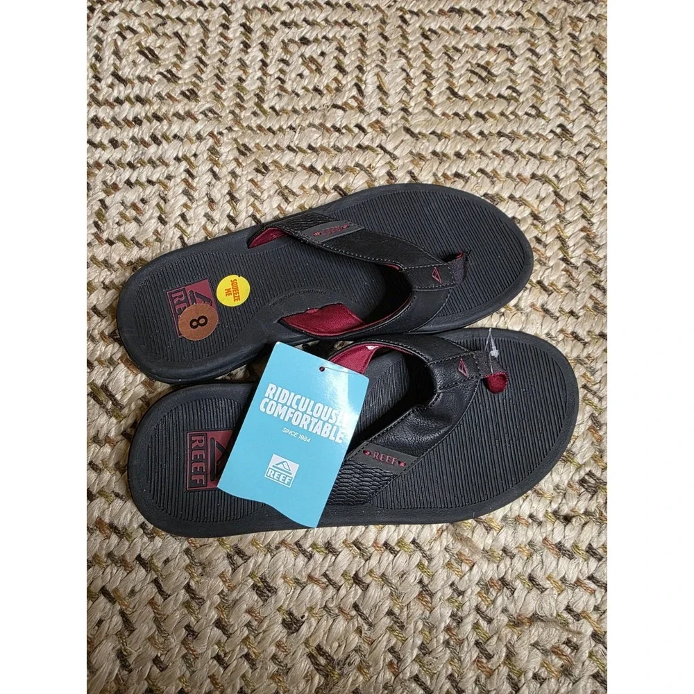 Reef Mens 8 Santa Ana Summer Beach Holiday Sliders Sandals Flip‎ Flops NWT B2